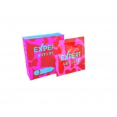Презервативы с разогревающим эффектом Expert Hot Love - 3 шт. - Expert - купить с доставкой в Уфе