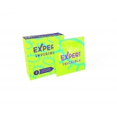 Ультратонкие презервативы Expert Invisible - 3 шт. - Expert - купить с доставкой в Уфе