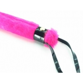 Нежная плеть с розовым мехом BDSM Light - 43 см. - БДСМ Арсенал - купить с доставкой в Уфе