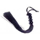 Черная силиконовая плеть - 37 см. - Boys of Toys - купить с доставкой в Уфе