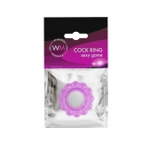 Лиловое эрекционное кольцо с 2 рядами стимулирующих шариков - Erowoman-Eroman - в Уфе купить с доставкой