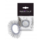 Круглое эрекционное кольцо с «ресничками» - Sextaz - в Уфе купить с доставкой