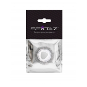 Эластичное эрекционное кольцо с длинными черными «ресничками» - Sextaz - в Уфе купить с доставкой