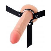 Мужской полый страпон на регулируемых ремнях - 18,5 см. - Sex Expert - купить с доставкой в Уфе