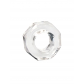 Прозрачное эрекционное кольцо в форме гайки - Sex Expert - в Уфе купить с доставкой