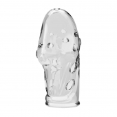 Прозрачная насадка на пенис Booker - 8 см. - Baile - в Уфе купить с доставкой