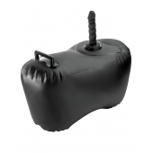 Черное надувное кресло с платформой для фиксации дилдо Body Dock Inflatable Love Seat - Pipedream - купить с доставкой в Уфе