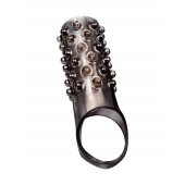 Дымчатая насадка на пенис с выпуклостями - 12 см. - Sex Expert - в Уфе купить с доставкой