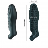 Серая силиконовая насадка на пенис с подхватом Manwan Ryzer - Manwan - в Уфе купить с доставкой