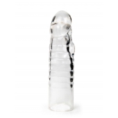 Прозрачная закрытая насадка на член - 15 см. - Sex Expert - в Уфе купить с доставкой