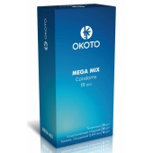 Презервативы OKOTO Mega Mix - 18 шт. - Sitabella - купить с доставкой в Уфе