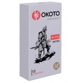 Точечные презервативы OKOTO Dotted - 12 шт. - Sitabella - купить с доставкой в Уфе