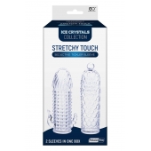 Набор из 2 прозрачных насадок на член Seductive Tickler Sleeves Set - NMC - в Уфе купить с доставкой