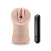 Телесный мастурбатор-вагина Ayumi с вибрацией - Blush Novelties - в Уфе купить с доставкой