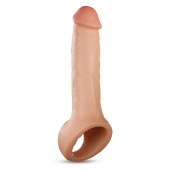 Телесная насадка-удлинитель Thrive 8.75 Inch Realistic Penis Extender Sleeve - 22,2 см. - Blush Novelties - в Уфе купить с доставкой