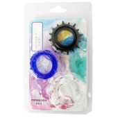 Набор из 3 эрекционных колец разного цвета и рельефа - Boys of Toys - в Уфе купить с доставкой