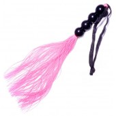 Розовая силиконовая плеть - 35,5 см. - Boys of Toys - купить с доставкой в Уфе