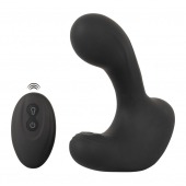 Черная анальная вибропробка с функцией расширения RC Butt Plug with 3 functions - Orion - в Уфе купить с доставкой