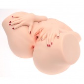 Телесный мастурбатор-полуторс Barbie - Naked Factory - в Уфе купить с доставкой