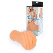 Эластичный мастурбатор в виде вагины телесного цвета - Sexy Girl - в Уфе купить с доставкой