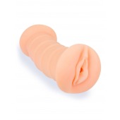 Телесный двусторонний мастурбатор с вибропулей и эрекционными кольцами в комплекте - Sexy Girl - в Уфе купить с доставкой