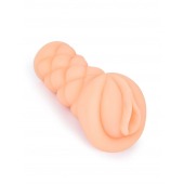 Телесный мастурбатор-вагина с вибропулей и эрекционными кольцами в комплекте - Sexy Girl - в Уфе купить с доставкой