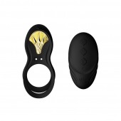 Черное эрекционное виброкольцо Bayek с пультом ДУ - Zalo - в Уфе купить с доставкой