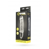 Прозрачная насадка с петлёй для фиксации - 14 см. - ToyFa - в Уфе купить с доставкой