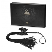 Чёрная плётка Lilly Whip Bijoux - Bijoux Indiscrets - купить с доставкой в Уфе