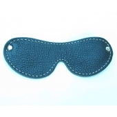 Кожаная маска на глаза - БДСМ Арсенал - купить с доставкой в Уфе