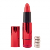 Красный вибратор в виде помады - 9 см. - ToyFa купить в Уфе с доставкой в Orgasmix.ru Красный вибратор в виде помады - 9 см. - ToyFa