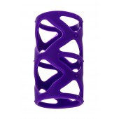 Фиолетовая насадка-сетка на пенис - 7,5 см. - A-toys - в Уфе купить с доставкой