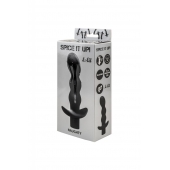 Чёрный анальный вибромассажёр Naughty - 14,5 см. - Lola Games