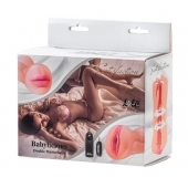 Двусторонний мастурбатор с вибропулей Satisfaction Babylicious - Lola Games - в Уфе купить с доставкой