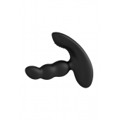 Черный силиконовый стимулятор простаты Levett Nitoc с пультом ДУ - Levett - в Уфе купить с доставкой