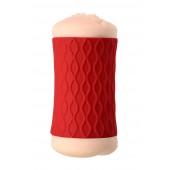 Двухсторонний мастурбатор JOS  NADIN в красном цилиндре - JOS - в Уфе купить с доставкой