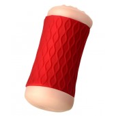 Двухсторонний мастурбатор JOS  NADIN в красном цилиндре - JOS - в Уфе купить с доставкой