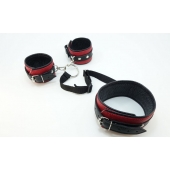Кожаный БДСМ-набор - БДСМ Арсенал - купить с доставкой в Уфе