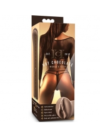 Коричневый мастубратор-вагина Nicole s Kitty - Blush Novelties - в Уфе купить с доставкой