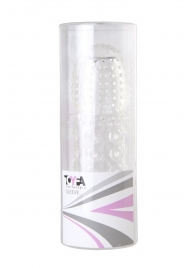 Прозрачная закрытая гелевая насадка - 13,5 см. - Toyfa Basic - в Уфе купить с доставкой
