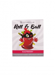 Стимулирующий презерватив-насадка Roll   Ball Raspberry - Sitabella - купить с доставкой в Уфе