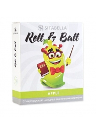 Стимулирующий презерватив-насадка Roll   Ball Apple - Sitabella - купить с доставкой в Уфе