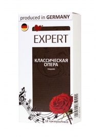 Гладкие презервативы Expert  Классическая опера  - 12 шт. - Expert - купить с доставкой в Уфе