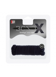 Чёрная веревка для связывания BONDX LOVE ROPE - 5 м. - Dream Toys - купить с доставкой в Уфе