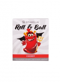 Стимулирующий презерватив-насадка Roll   Ball Cherry - Sitabella - купить с доставкой в Уфе