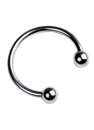 Серебристая подкова на головку пениса - ToyFa - купить с доставкой в Уфе