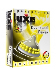 Презерватив LUXE  Exclusive  Кричащий банан  - 1 шт. - Luxe - купить с доставкой в Уфе