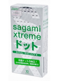 Презервативы Sagami Xtreme Type-E с точками - 10 шт. - Sagami - купить с доставкой в Уфе