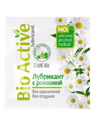 Пробник лубриканта на водной основе Bio Active - 3 гр. - Биоритм - купить с доставкой в Уфе