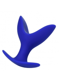 Синяя силиконовая расширяющая анальная втулка Bloom - 9 см. - ToyFa в Уфе Синяя силиконовая расширяющая анальная втулка Bloom - 9 см. - ToyFa